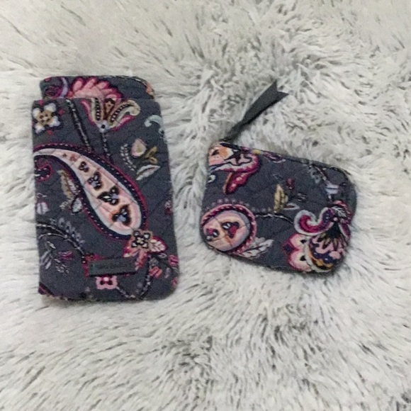 Vera Bradley Accessories - Vera Bradley eyeglass holder and coin pouch paisley floral print
